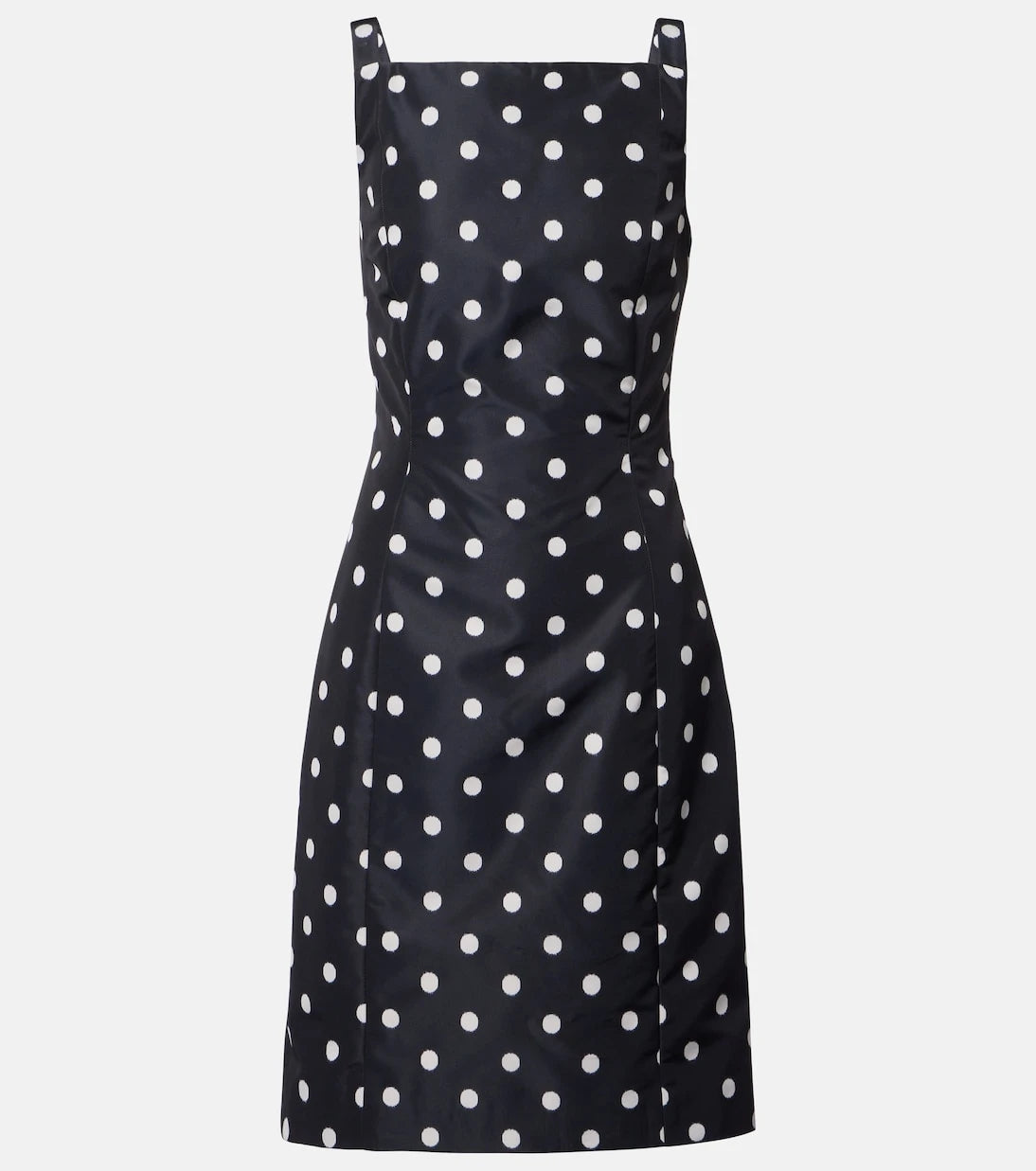 Patou - Polka-dot faille minidress