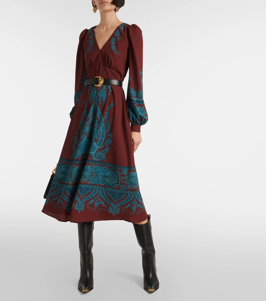 Etro - Printed midi dress