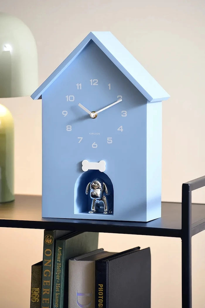 Karlsson Dog House Sesli Duvar Saati 36,5 x 26,5 cm
