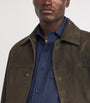 Paul & Shark Navy Wool-Silk-Linen-Blend Overshirt