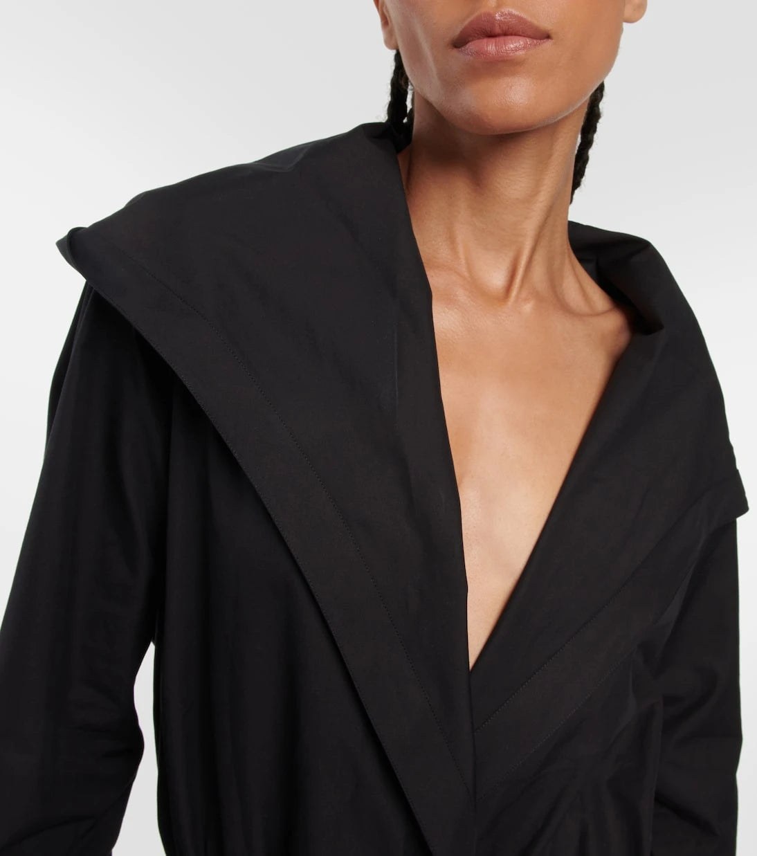 Alaïa - Hooded cotton bodysuit