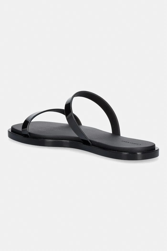 Calvin Klein дамски чехли JELLY SNDL DOUB BAR SHINY ST TPU