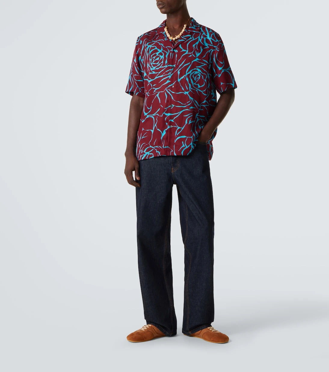 Dries Van Noten - Baskılı bowling gömleği