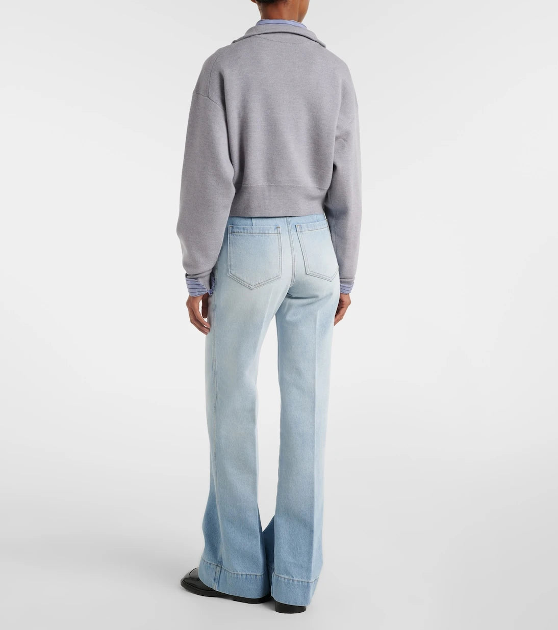 Victoria Beckham - Alina high-rise flared jeans