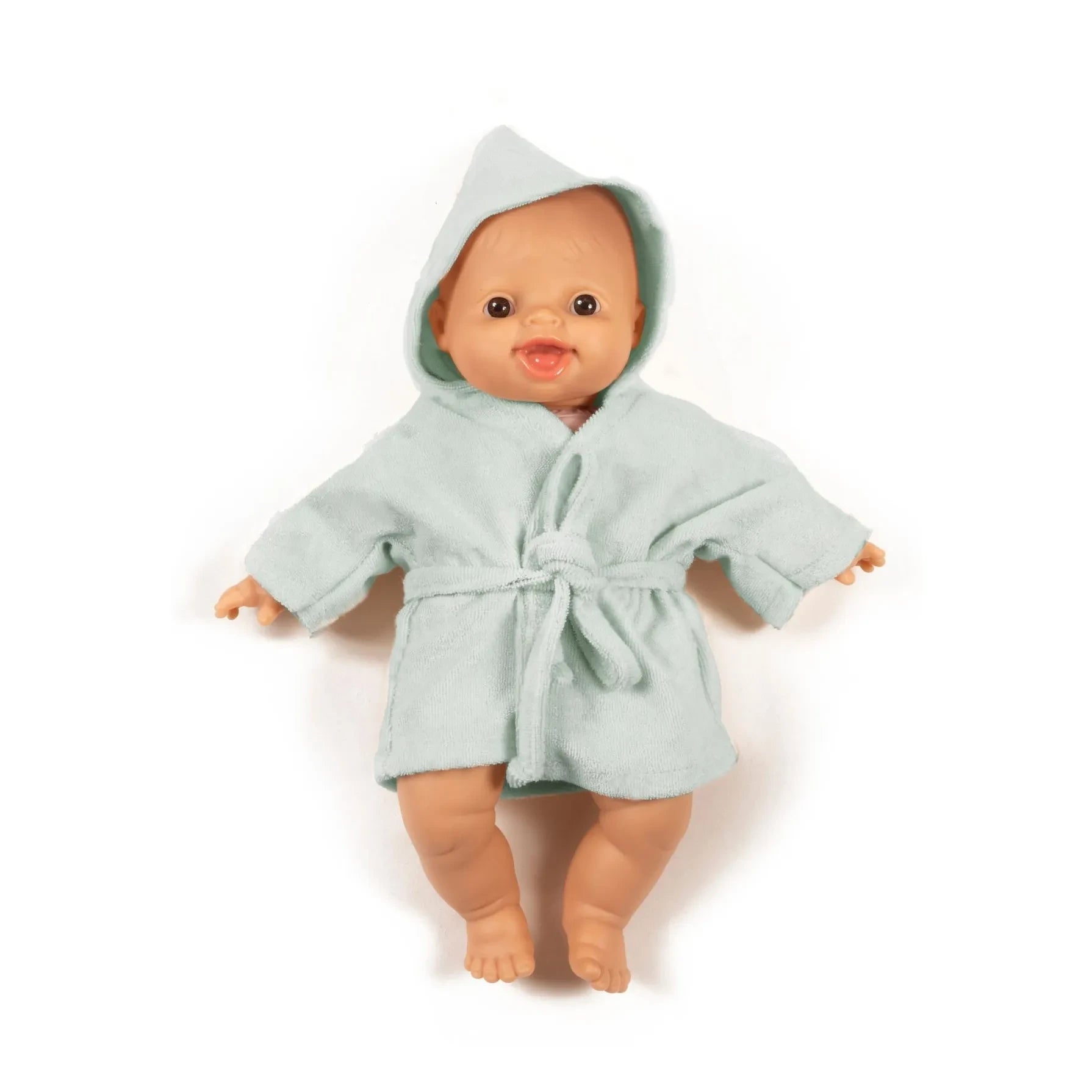 Minikane - Léo baby doll in bathrobe