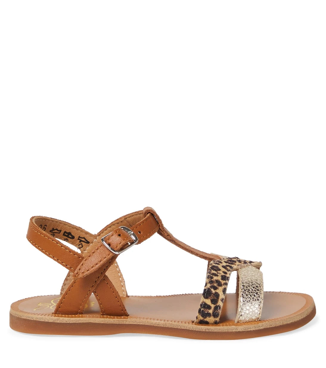 Pom d'Api - Plagette leopard-print leather sandals
