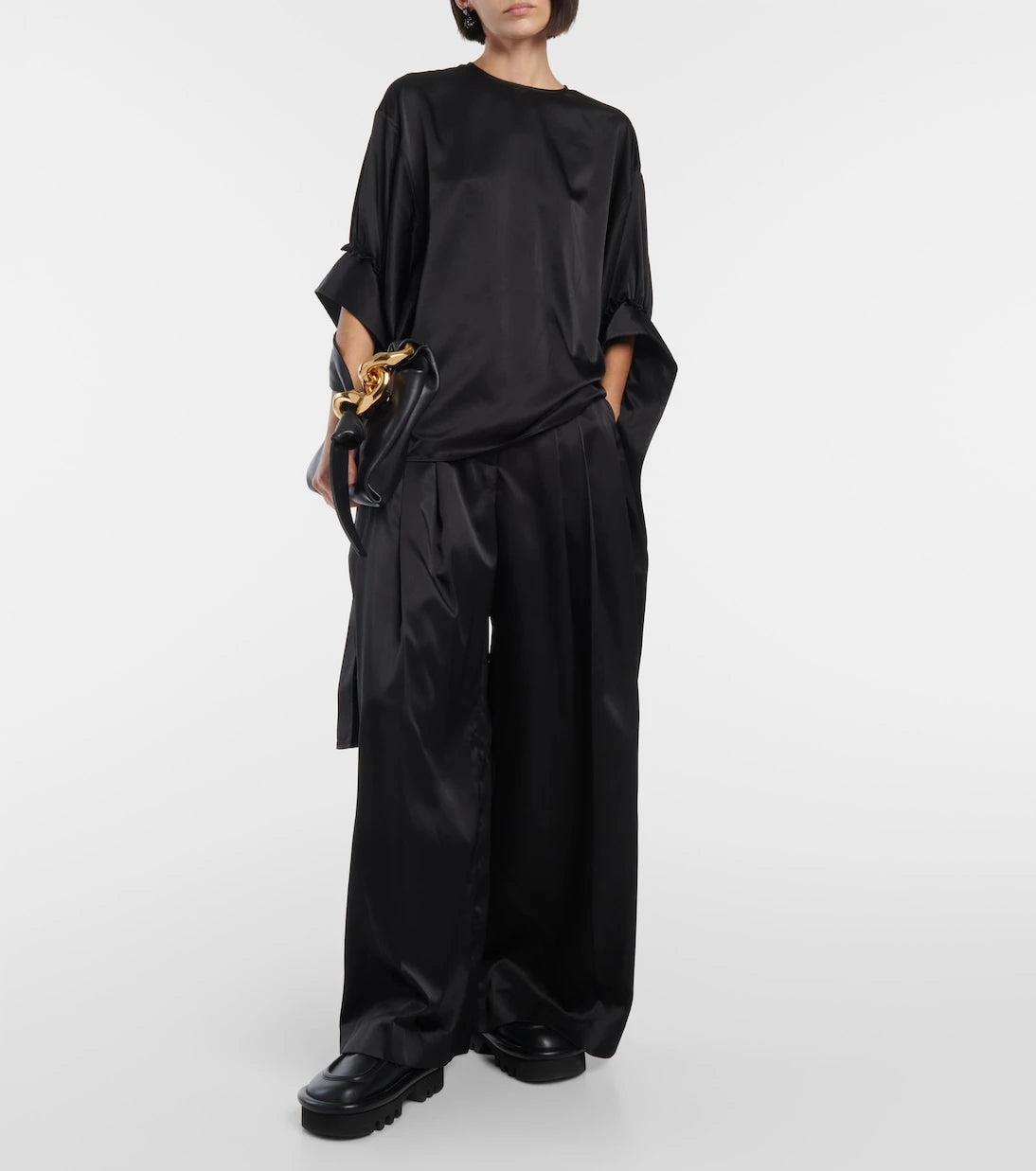 JW Anderson - بنطال بقصة واسعة من التويل