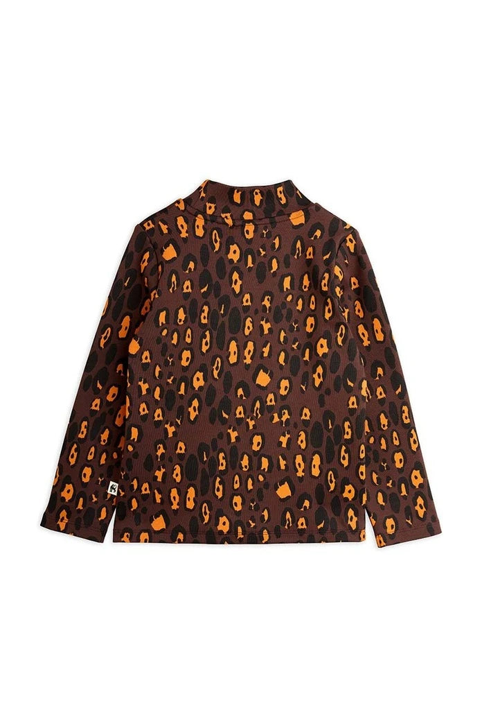 Детска блуза с дълги ръкави Mini Rodini Leopard