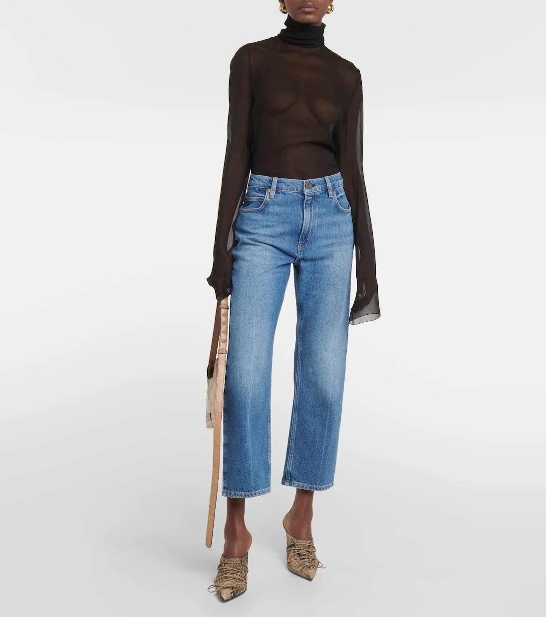 Frame - 70's cropped bootcut jeans