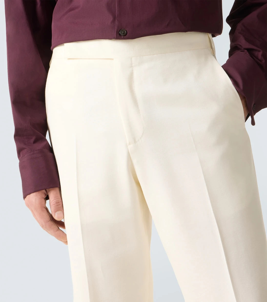Lardini - High-rise slim pants
