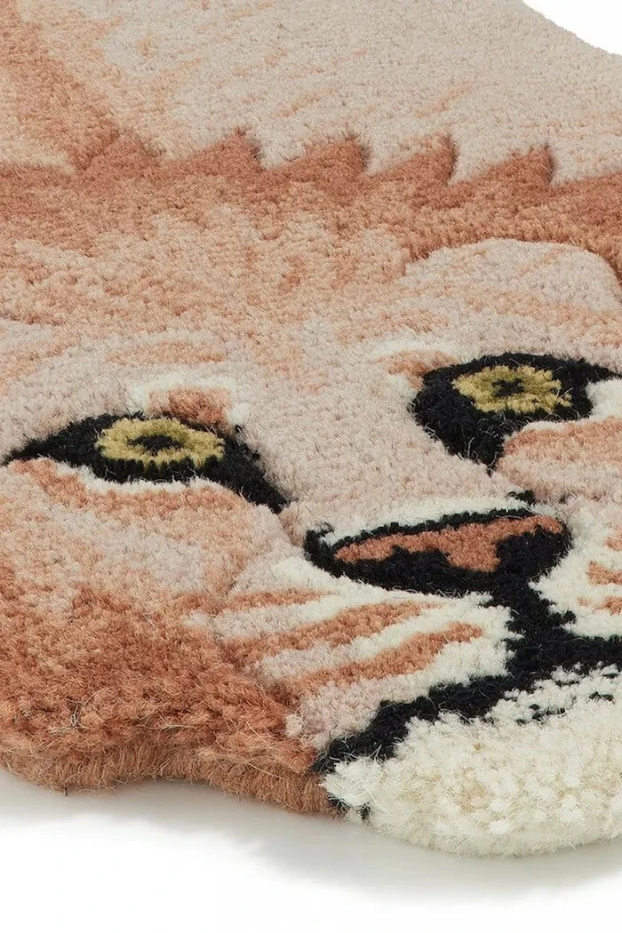 Вълнен килим Doing Goods Pinky Lion Rug