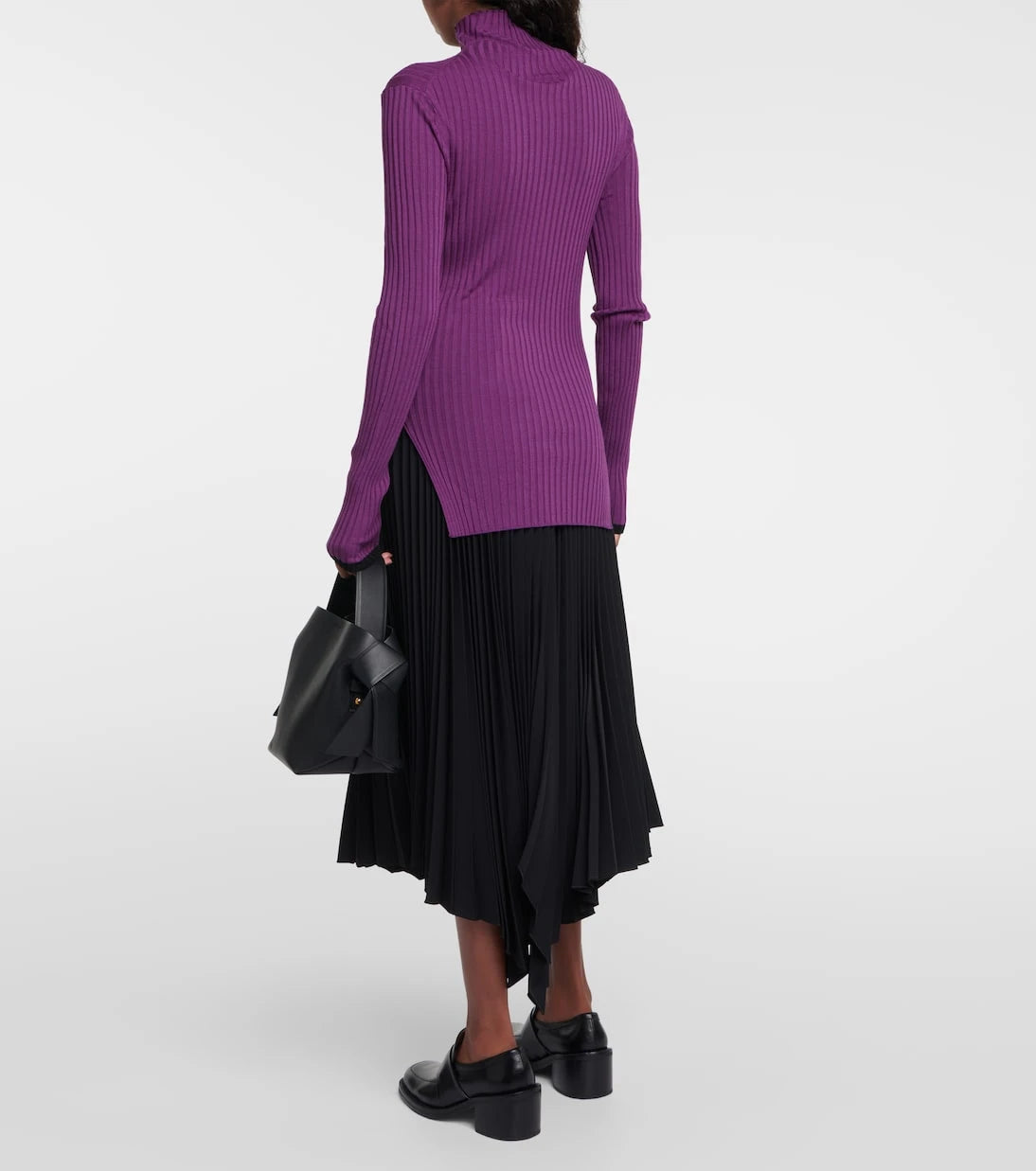 Plan C - Ribbed-knit wool sweater