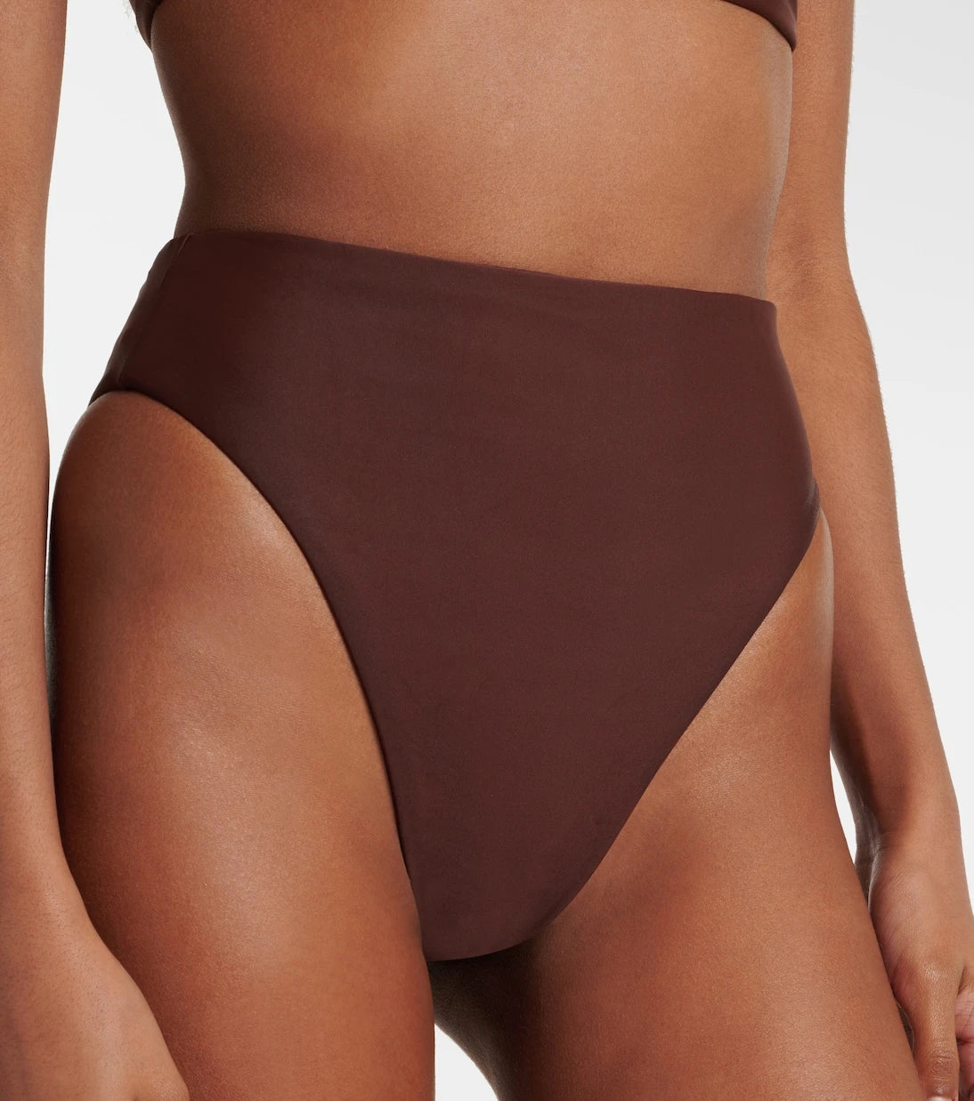 Jade Swim - Incline high-rise bikini bottoms