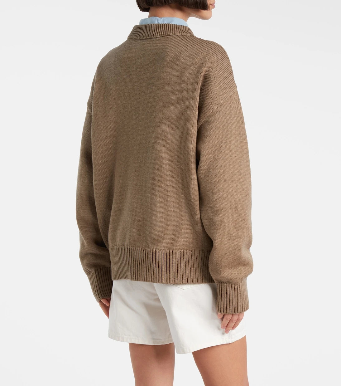 Ami Paris - Ami De Cœur wool and cotton sweater