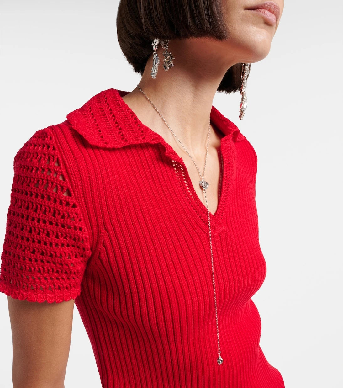 Magda Butrym - Floral pendant necklace