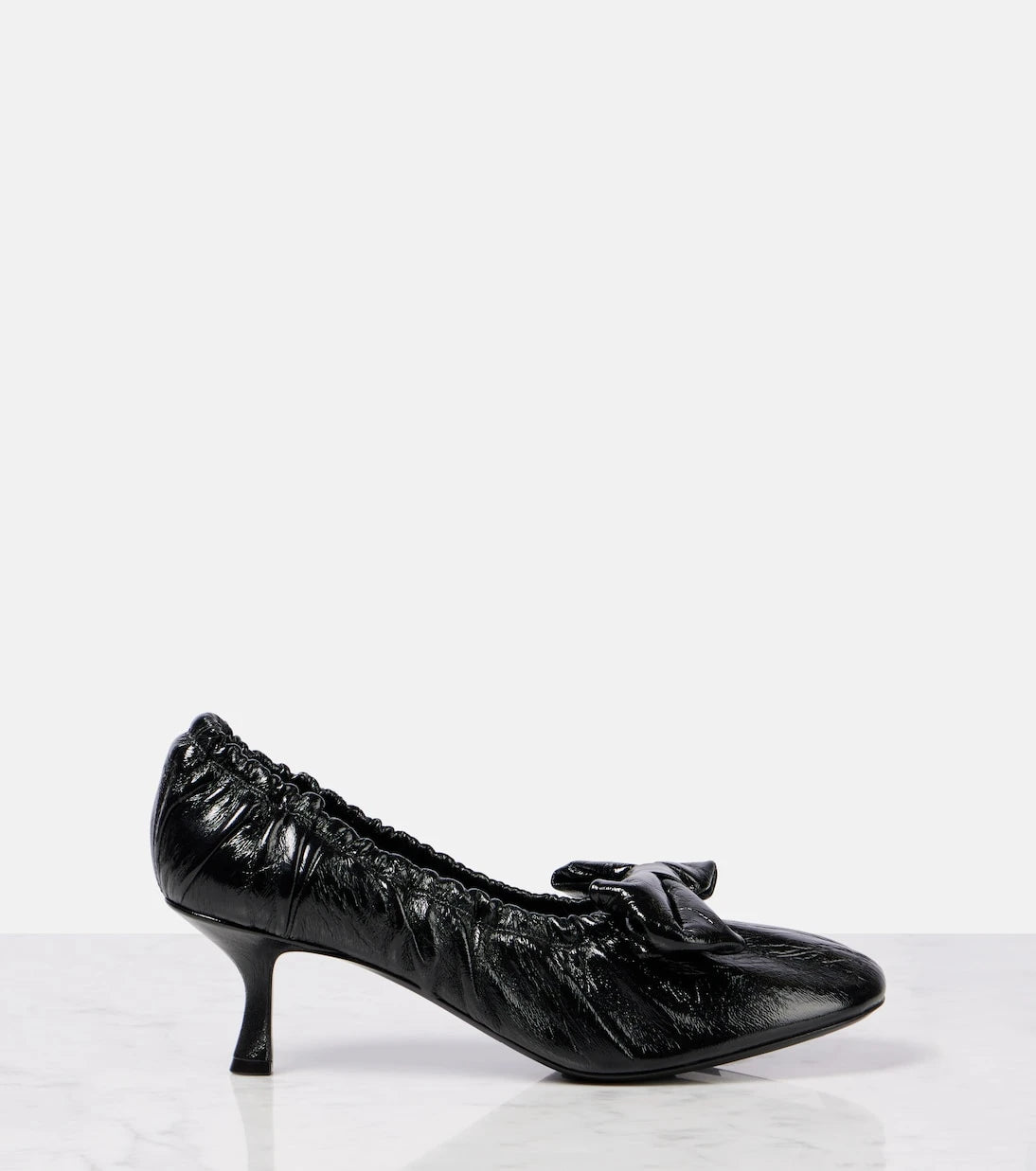 Acne Studios - Bow-detail leather pumps