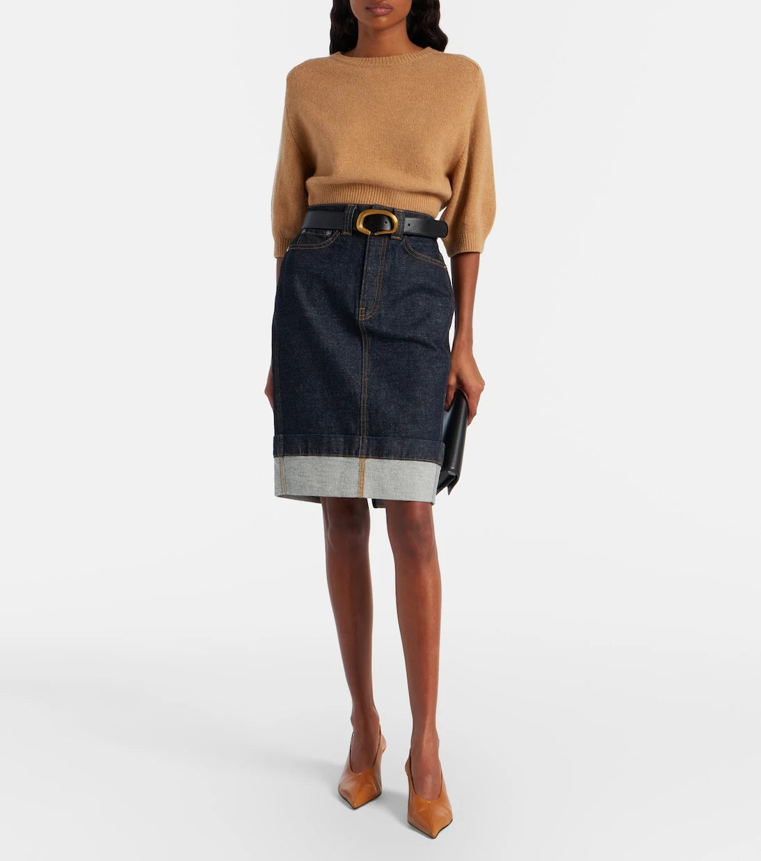 Khaite - Lorelai cropped wool and cashmere sweater