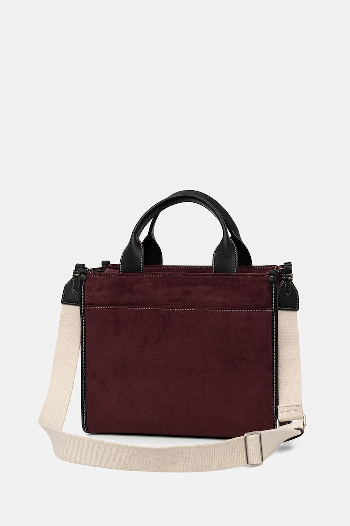 DKNY kadın crossbody suni süet çanta