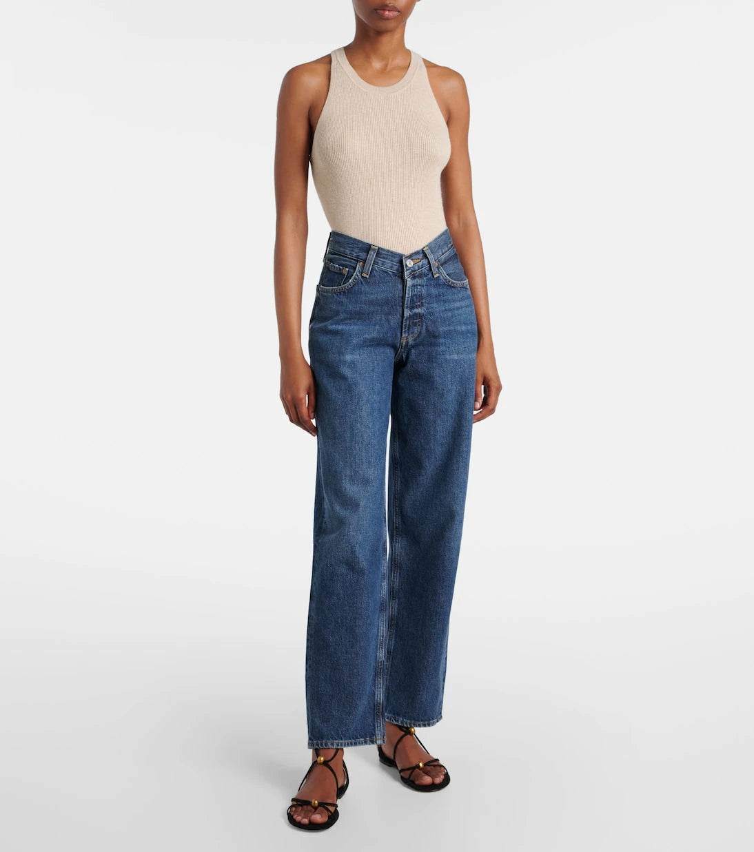 Agolde - V-Waist Baggy straight jeans