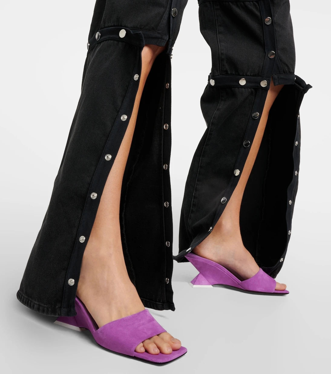 The Attico - Cheope 60 suede mules