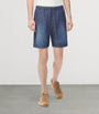 Cotton Chambray Shorts