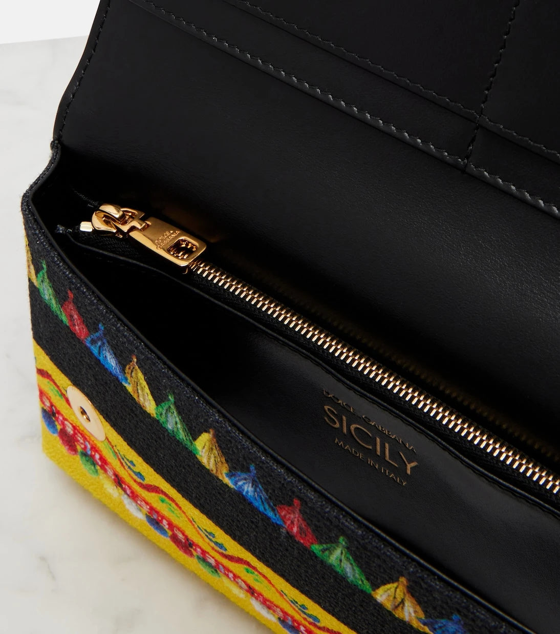 Dolce&Gabbana - Sicily Mini printed top-handle bag