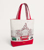 Large Cotton Christmas Knightsbridge Tote Bag IVORY