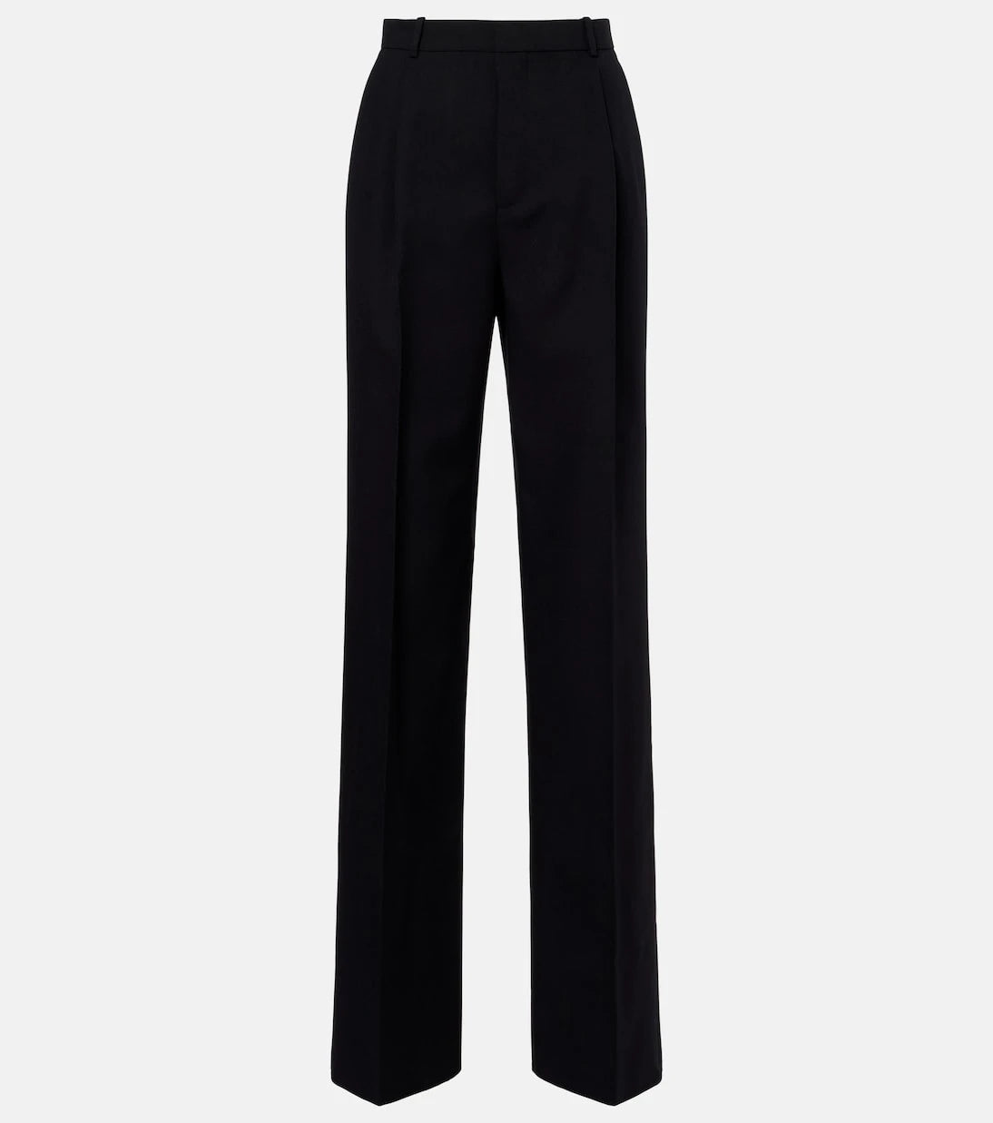 Saint Laurent - Mid-rise wool straight pants