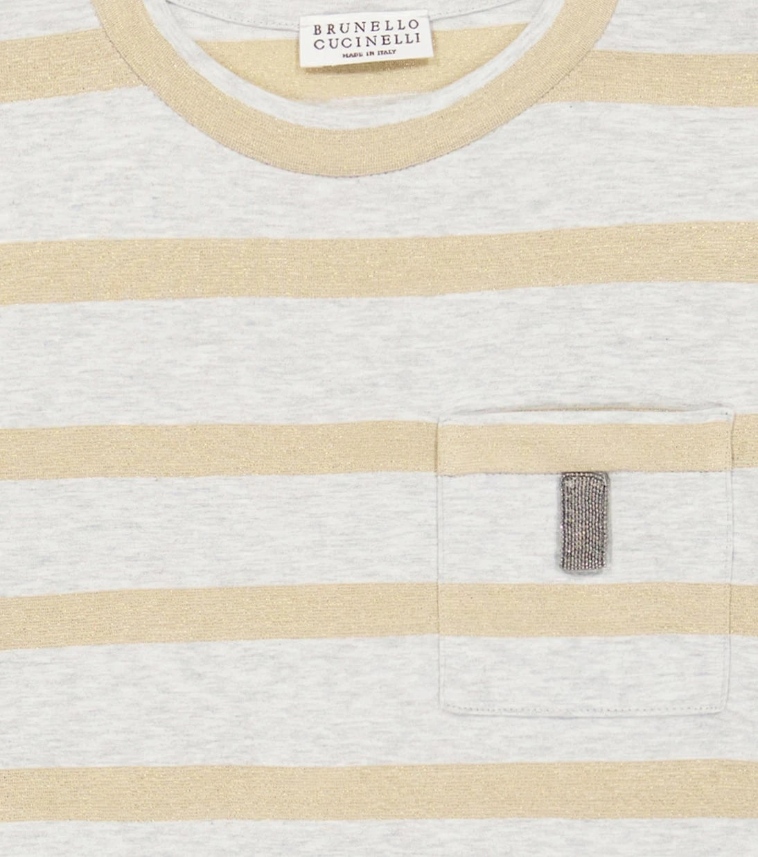 Brunello Cucinelli Kids - Striped jersey long-sleeved top