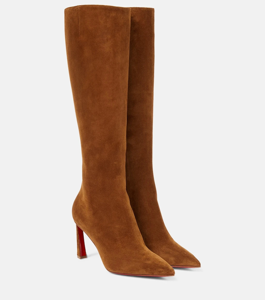 Christian Louboutin - حذاء Condora Botta 85 برقبة عالية من الشمواه