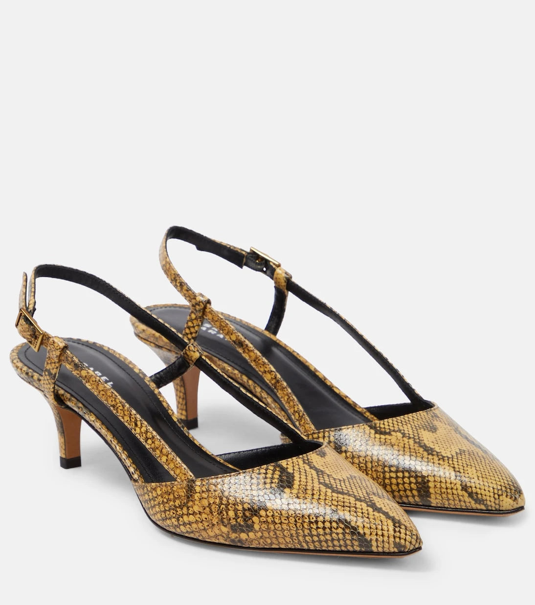 Isabel Marant - Pilia leather slingback pumps