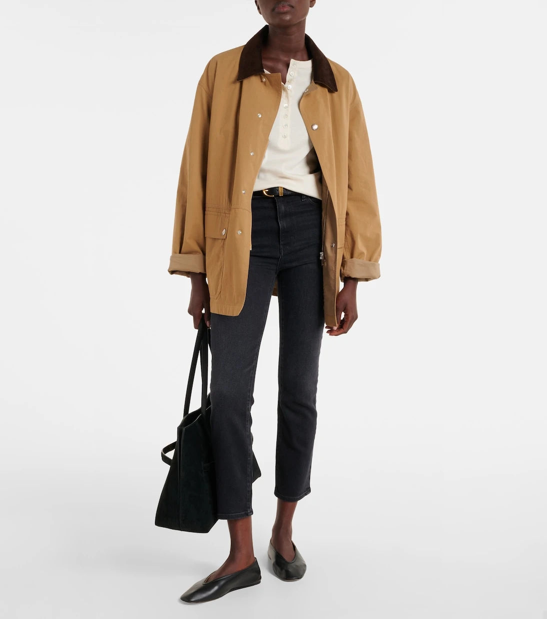 Frame - The Pencil Crop slim jeans