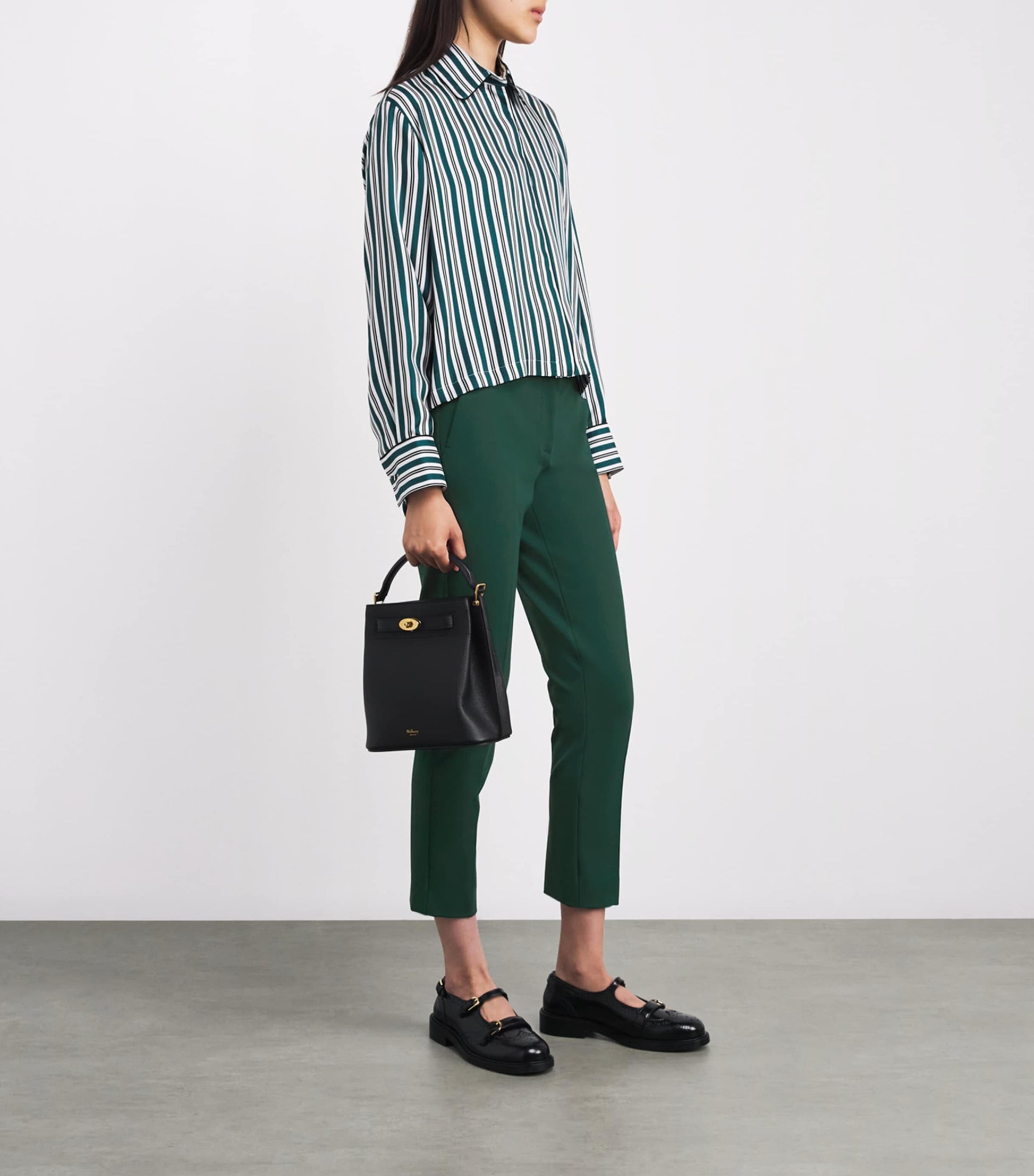 Green Tapered Trousers