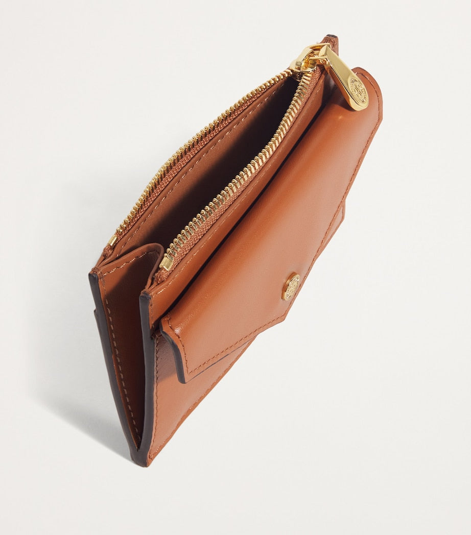 Tan Smooth Leather Card Holder