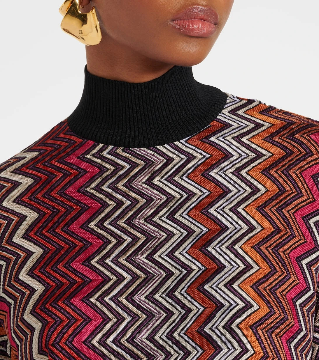 Missoni - Zigzag turtleneck sweater