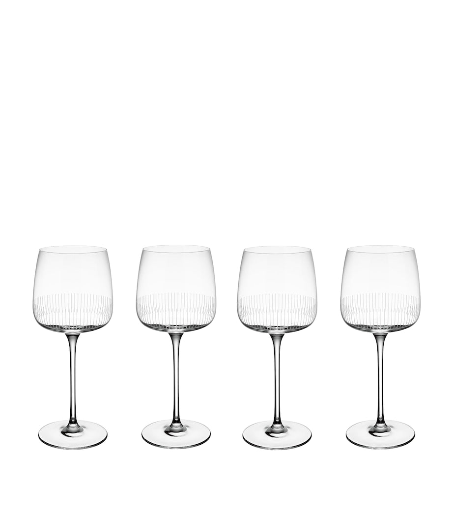 Set of 4 Crystal Afina Red Wine Glasses (200ml)