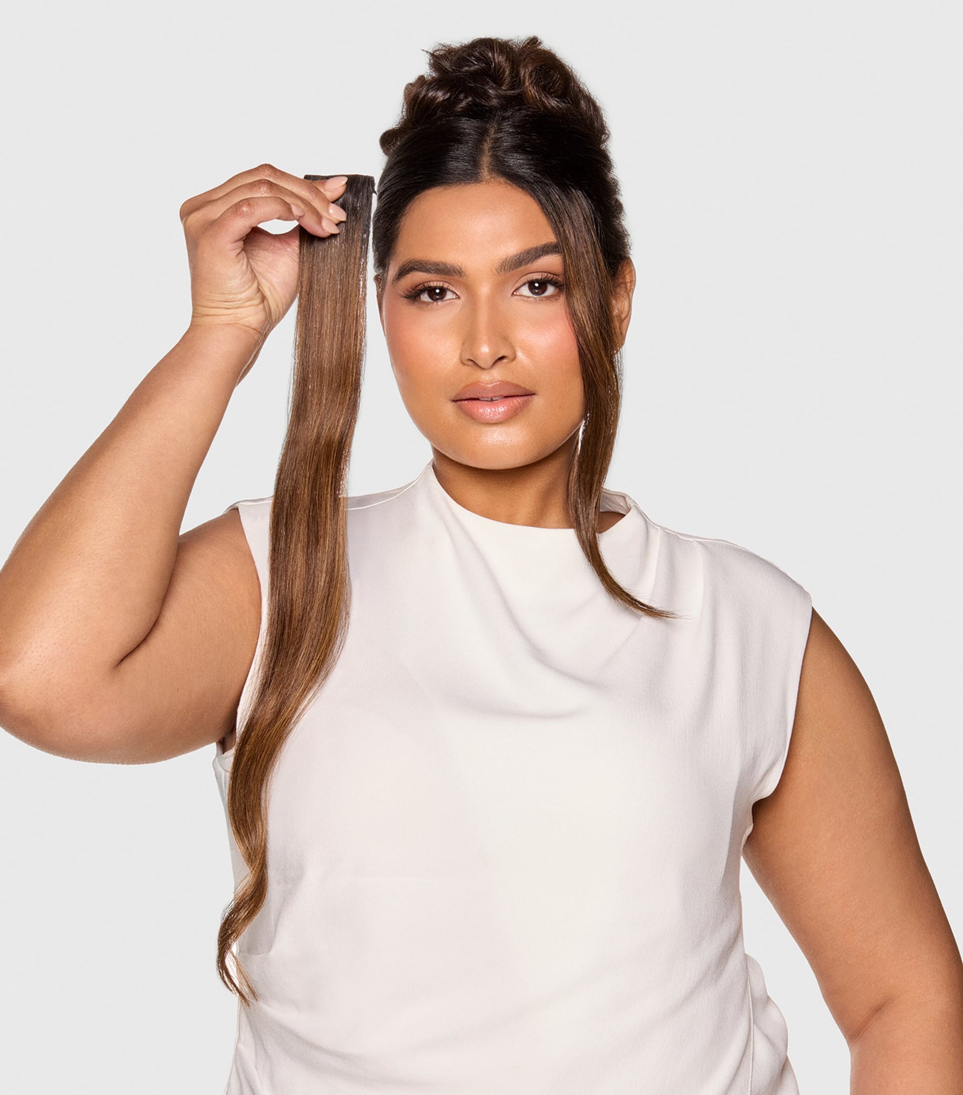 Beauty Works x Huda BARELY THERE Mix & Match Minis Clip-In Hair Extensions (18")