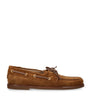 Gianvito Rossi Beige Suede Vandee Boat Shoes