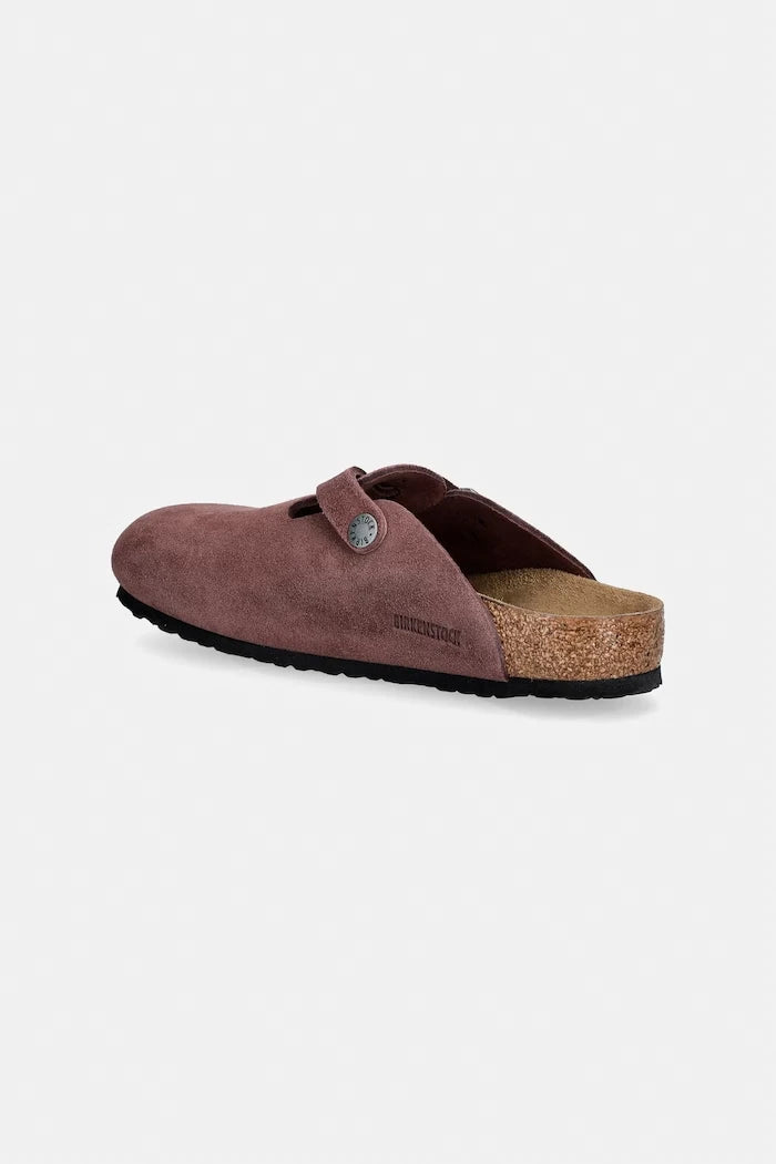 Birkenstock чехли за деца от велур Boston