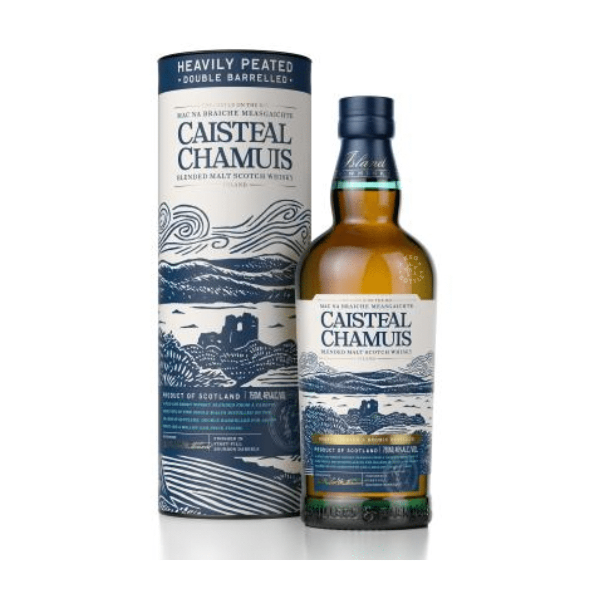 Caisteal Chamuis Heavily Peated Double Barreled Scotch (750 ml)