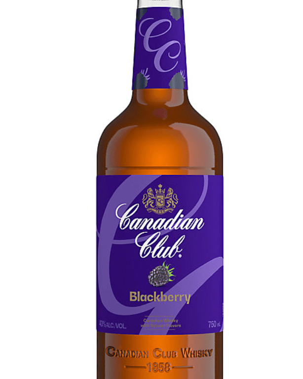Canadian Club Blackberry Flavored Whiskey (750mL)