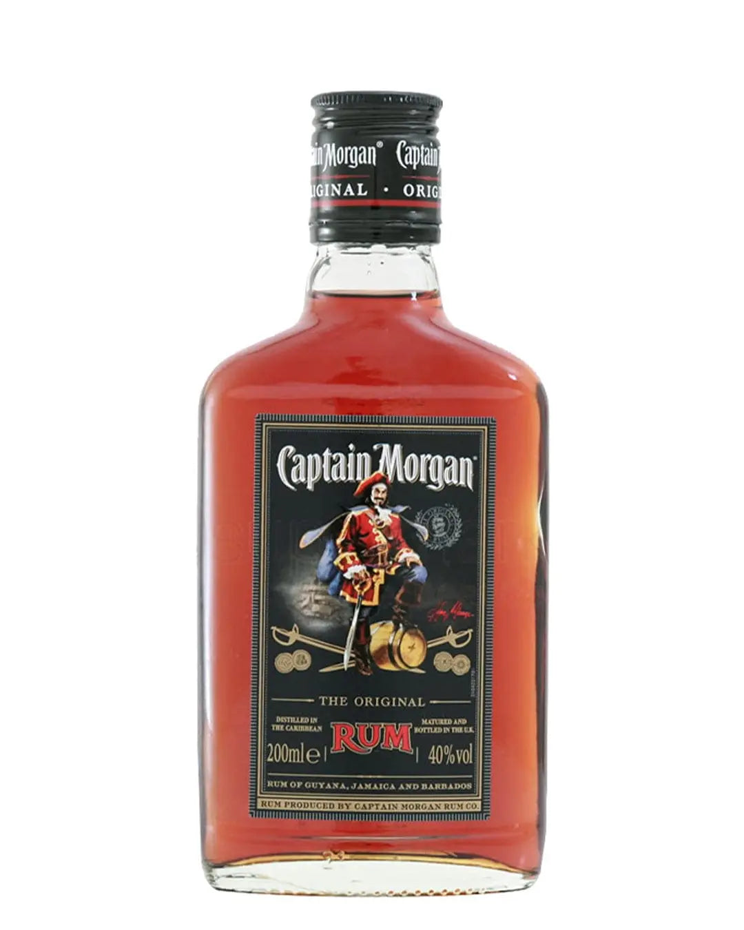 Captain Morgan Dark Rum Small Bottle, 20 cl