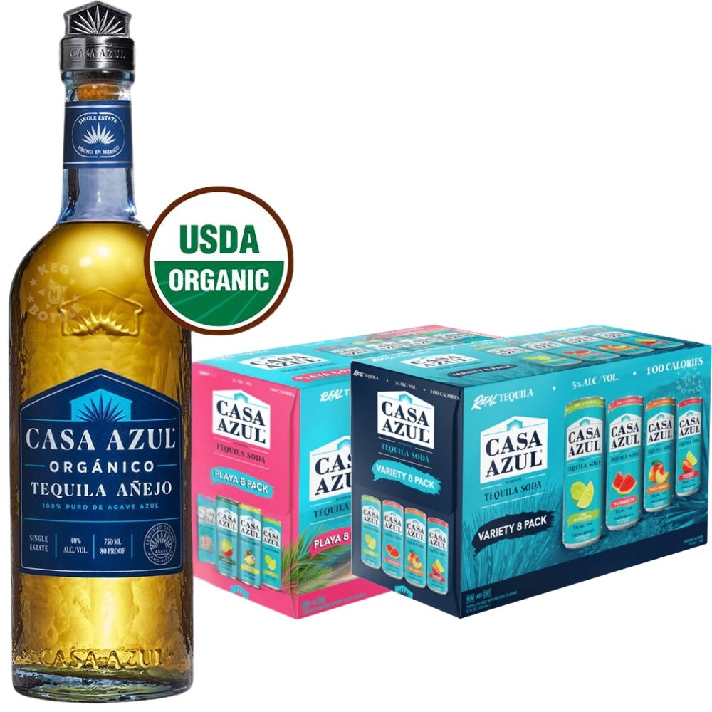 Casa Azul Organic Anejo & Tequila Soda Playa & Variety Pack $12 Instant Venmo Rebate