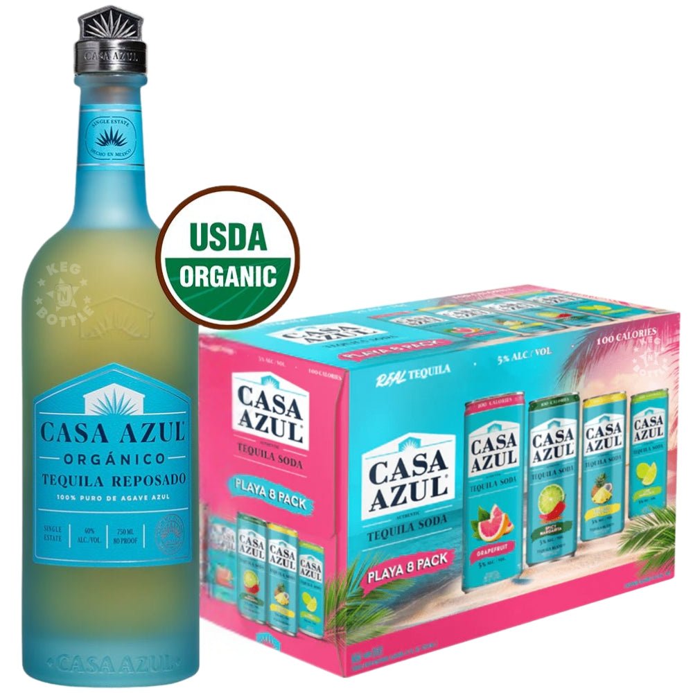 Casa Azul Organic Reposado & Tequila Soda Playa Pack $5 Instant Venmo Rebate