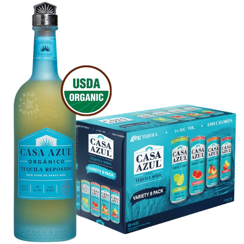 Casa Azul Organic Reposado & Tequila Soda Variety Pack $5 Instant Venmo Rebate