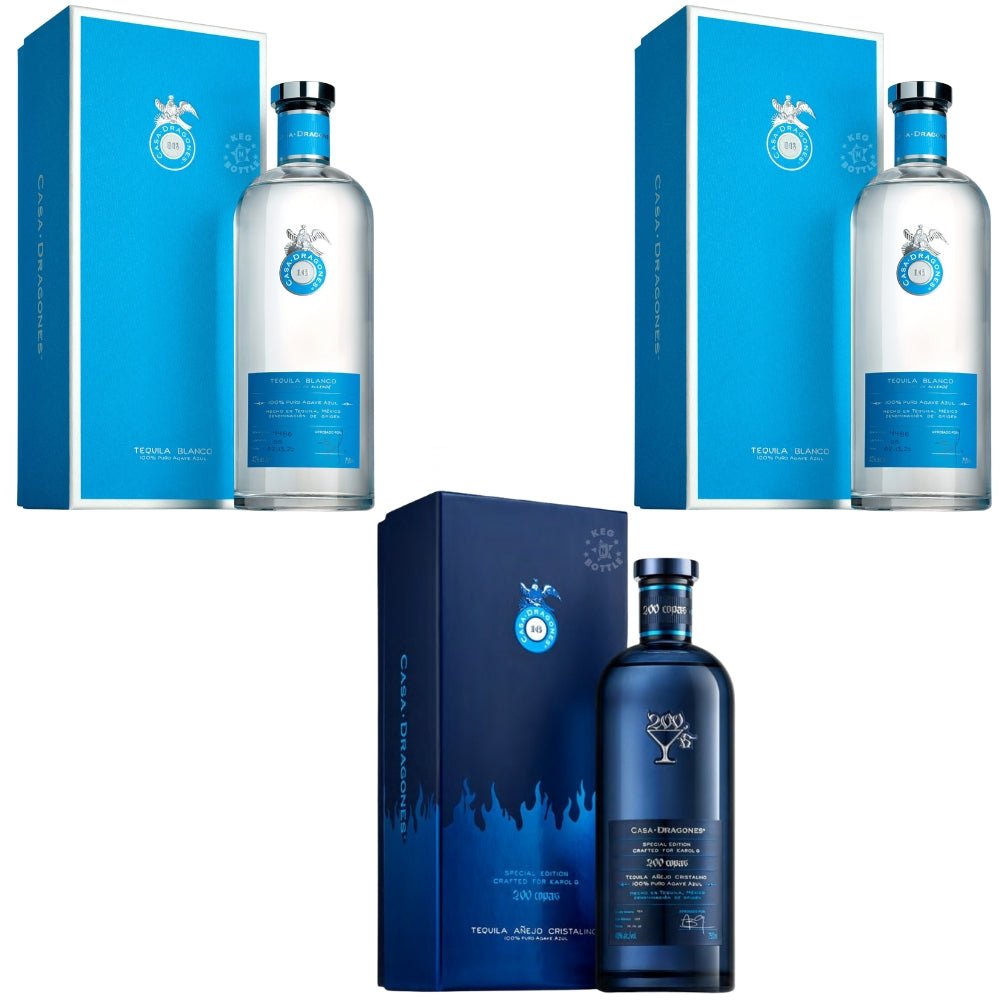 Casa Dragones 2 Blanco & 1 Cristalino Anejo Combo Pack (3 x 750 ml)