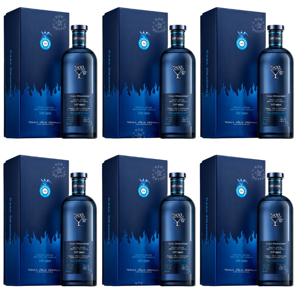 Casa Dragones Cristalino Anejo 200 Copas 6-Bottle Combo (750 ml)