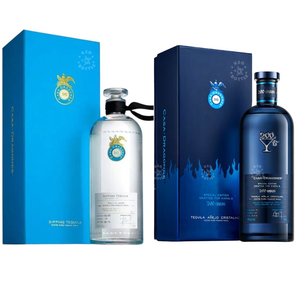 Casa Dragones Joven & Cristalino Anejo 200 Copas Combo Pack (2 x 750 ml)