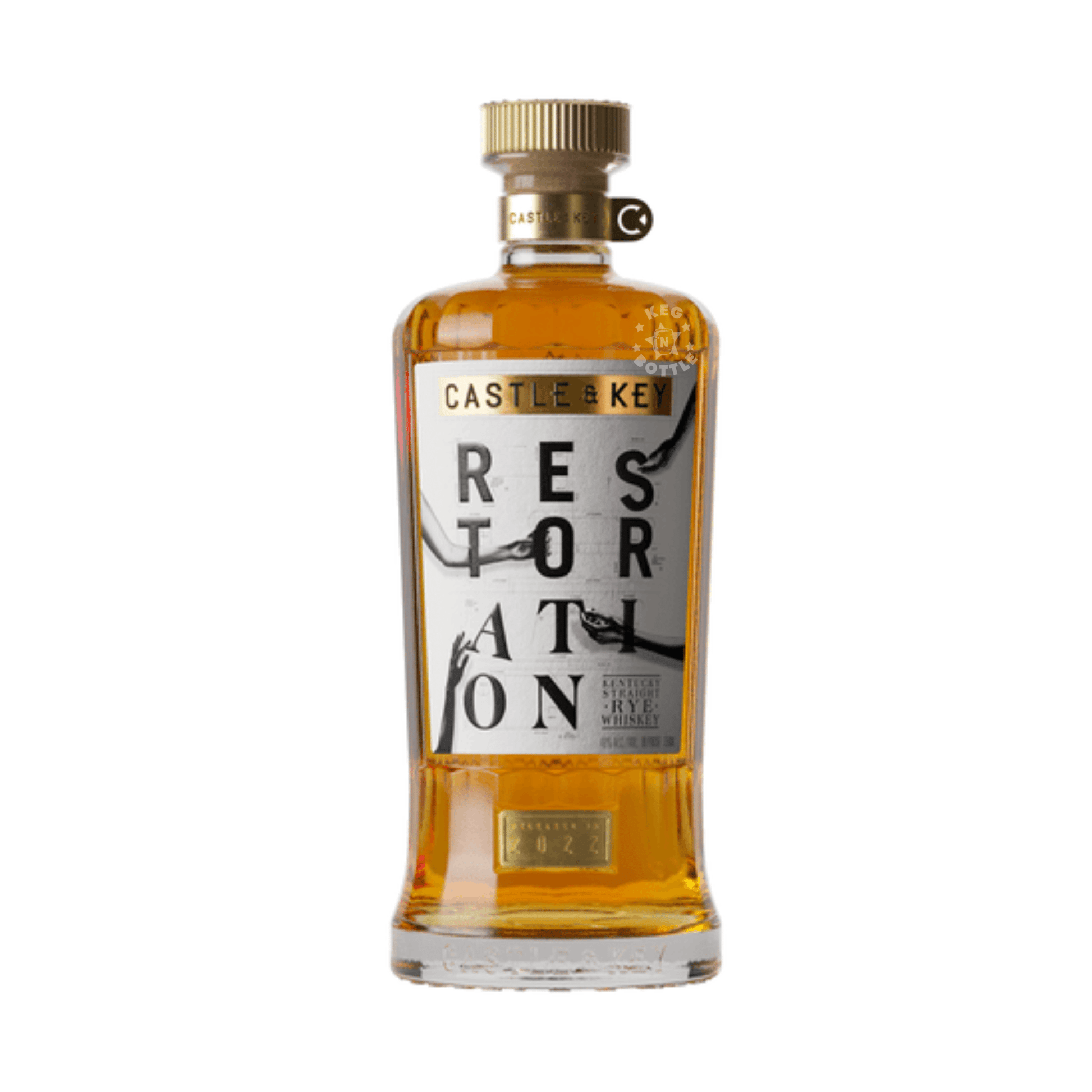 Castle & Key Restoration Straight Rye Whiskey (750 ml)
