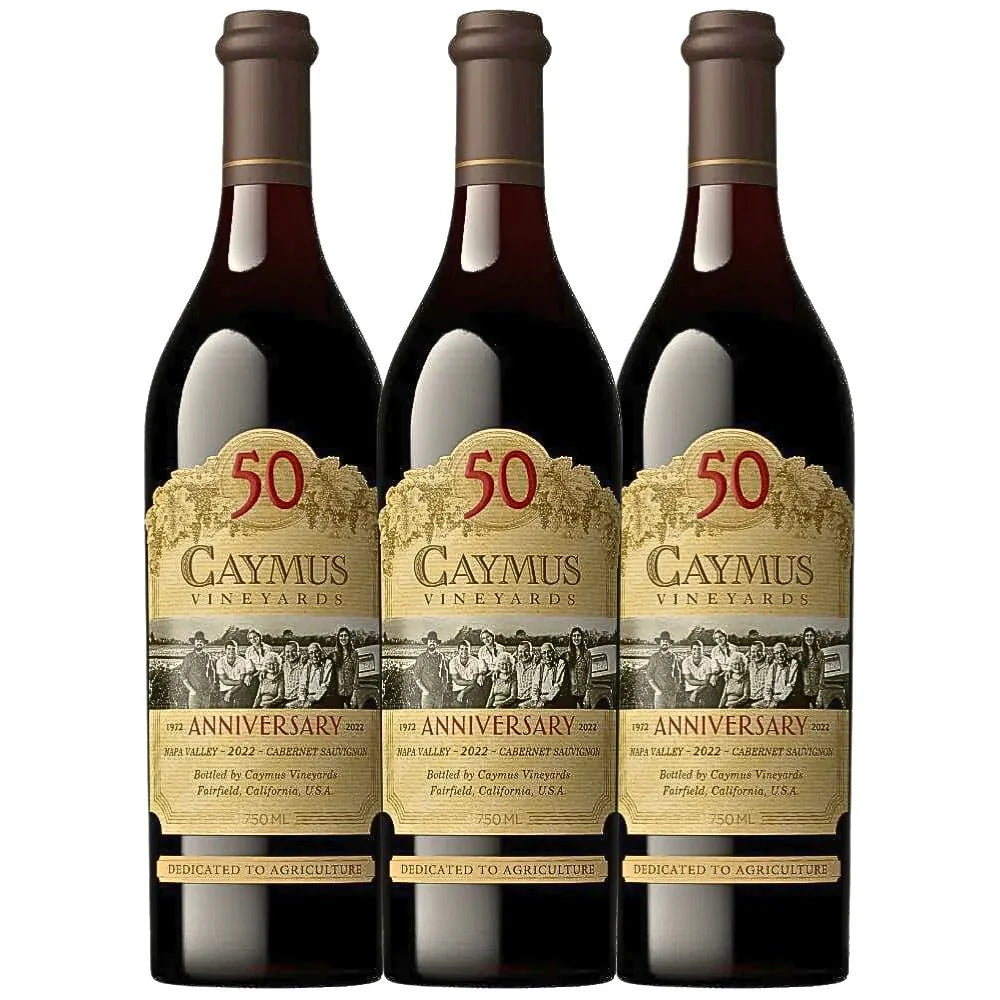 Caymus Vineyards 50th Anniversary - Cabernet Sauvignon - Napa Valley (3x750mL)